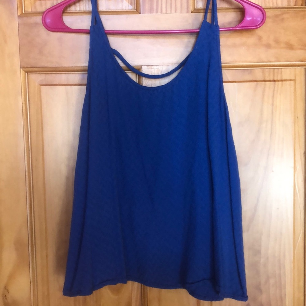 Blue Jack swoop back top